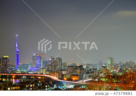 福岡市　福岡タワー夜景 47379881