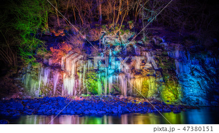 秩父三大氷柱 三十槌の氷柱ライトアップ 秩父三大氷柱 三十槌の氷柱ライトアップ 47380151