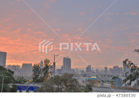 view of construction site at old Kai Tak airport 47380530