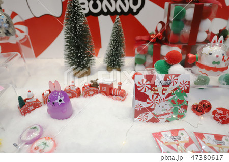 aeshow of toy figure at exhibition hk 47380617