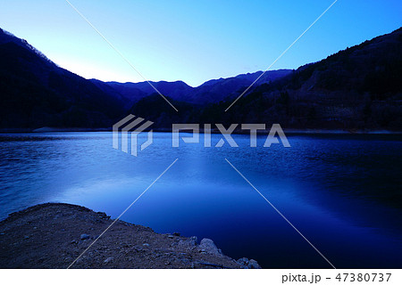 冬の小河内ダム 47380737