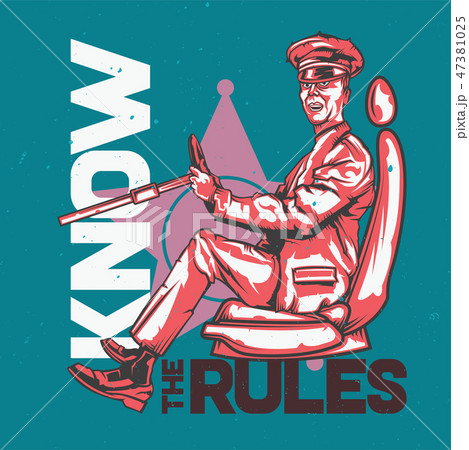 T-shirt or poster design 47381025