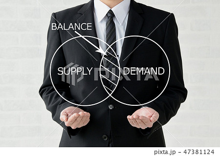 需要と供給のバランス 47381124