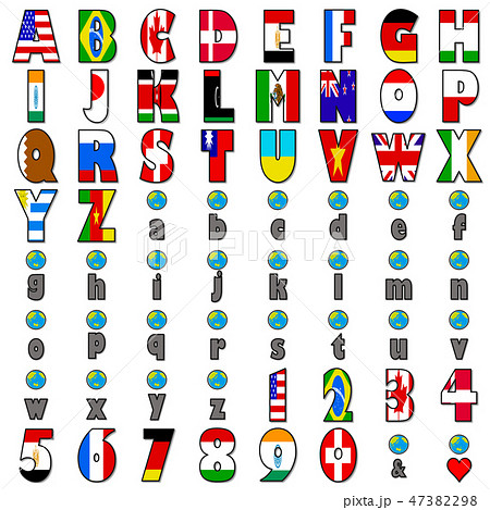 National Flag Font 47382298