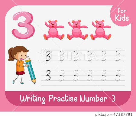 Number three tracing alphabet worksheets 47387791