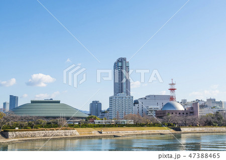 広島県広島市　広島の街並み 47388465