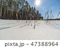 winter landscape. view of the city of Dnepr 47388964