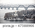 winter landscape. view of the city of Dnepr 47388966