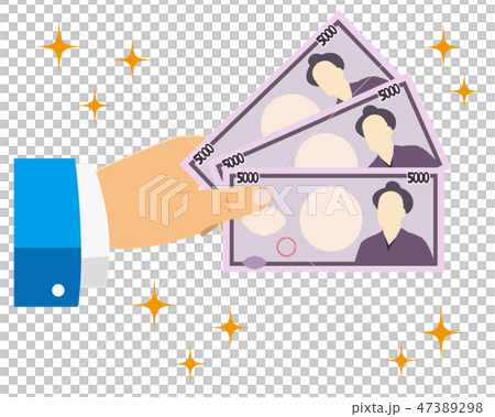 Money Bill 5,000 yen Hand Body Parts Male Money Bill 5,000 yen Hand Body Parts Male 47389298