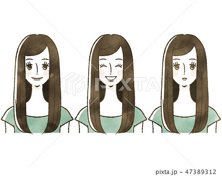女性-表情 47389312