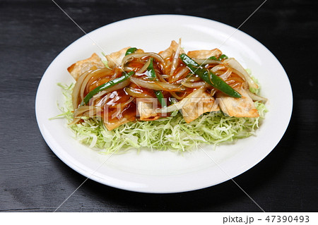 棒餃子の甘酢あんかけ 47390493