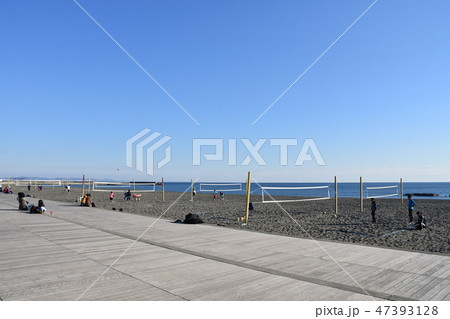 冬の湘南ひらつかビーチパーク 冬の湘南ひらつかビーチパーク 47393128