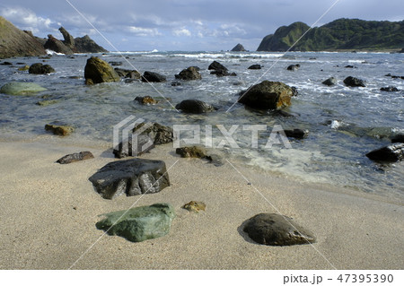 能登半島木ノ浦の海岸とシャク﨑 47395390