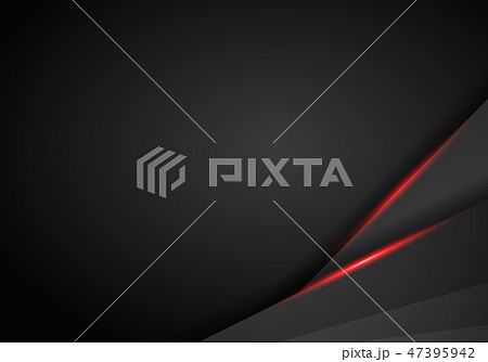 Abstract Metallic modern Red black frame design 47395942