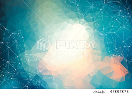 Geometric colorful Polygonal background 47397378