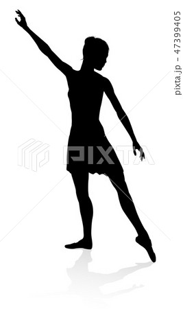 Ballet Dancer Silhouette Set Ballet Dancer Silhouette Set 47399405