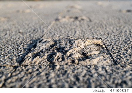 Abstract Stone Pavement, side illuminated 47400357