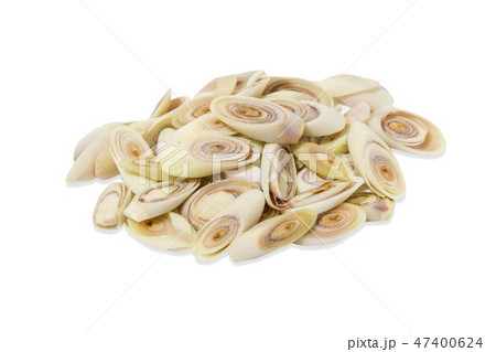 Lemon grass slices isolated on white Lemon grass slices isolated on white 47400624