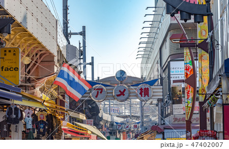 《東京都》アメ横・商店街 47402007
