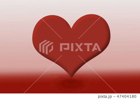 ハート素材　バレンタイン 47404180