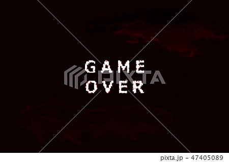 Game Over ゲームオーバーのイラスト素材