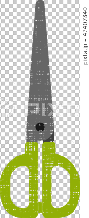 ハサミ　文房具　レトロ調 47407840