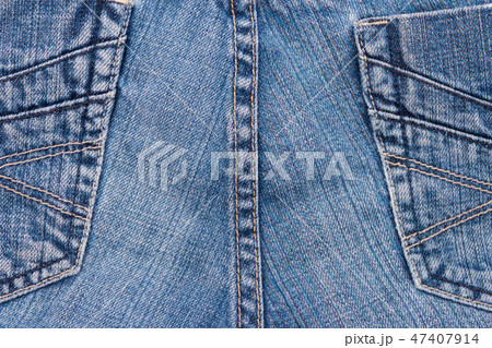 Jeans texture background. Part of the blue jeans Jeans texture background. Part of the blue jeans 47407914