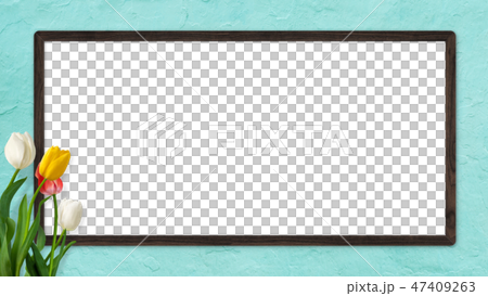 Background - Wall - Spring - Blue - Tulip - Frame 47409263