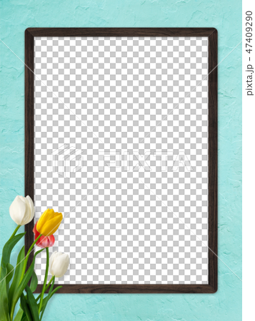 Background - Wall - Spring - Blue - Tulip - Frame 47409290