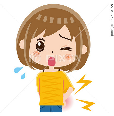 腰痛　女性 47410159