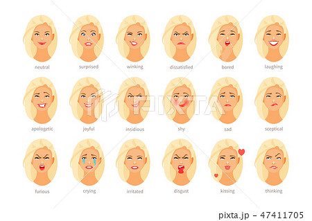 Emotions and feelings vector 47411705