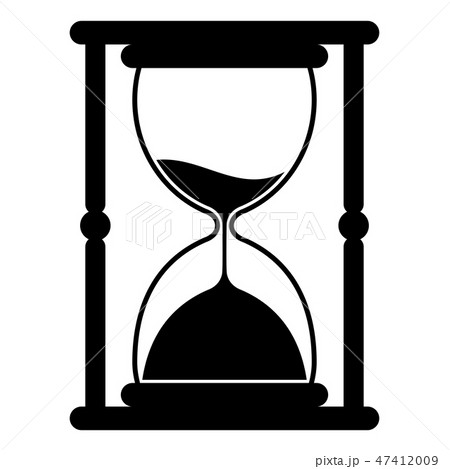 Hourglass Antique tool for measuring time with pouring sand 47412009