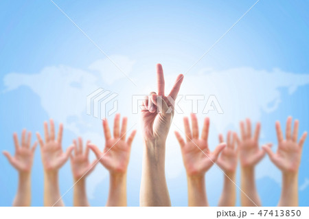 World participation, leadership, volunteer concept World participation, leadership, volunteer concept 47413850