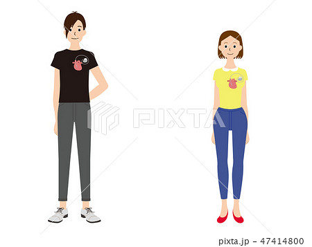 ペースメーカーをつけた心臓疾患のある男性 47414800