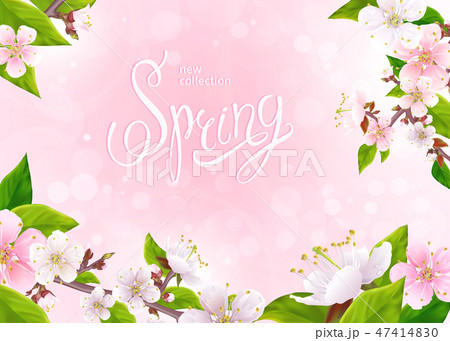 Spring collection background 47414830