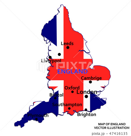 Map of England. Vector. Map of England. Vector. 47416135