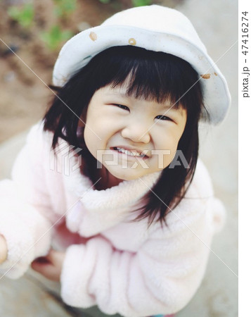 portrait of cute smiling asian child girl portrait of cute smiling asian child girl 47416274