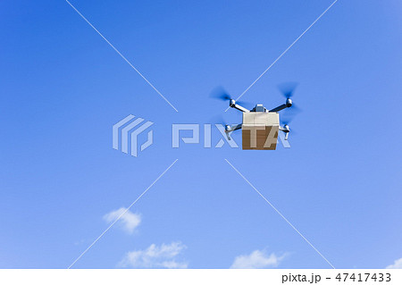 ドローン・ドローン宅配 ドローン・ドローン宅配 47417433