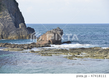 【兵庫県 香住海岸】今子浦のかえる島 【兵庫県 香住海岸】今子浦のかえる島 47418111