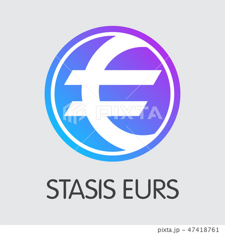 EURS - Stasis Eurs. The Trade Logo of Coin or Market Emblem. 47418761