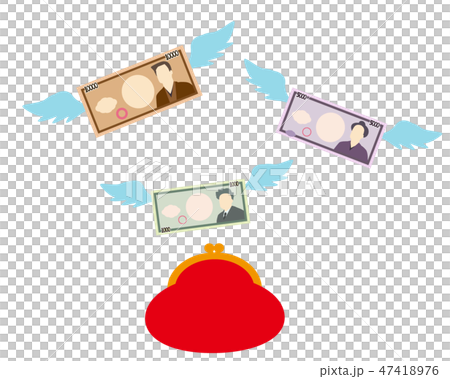 1000円　5000円　10000円　札　お金　財布 47418976