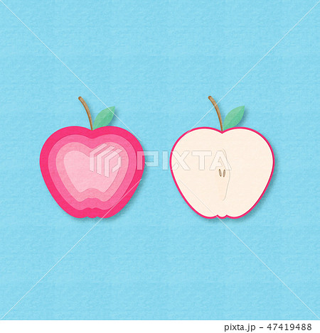 Creative vector illustration apple fruits. 47419488