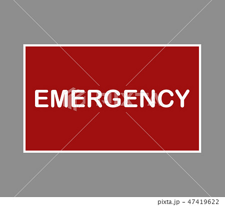 emergency signal emergency signal 47419622