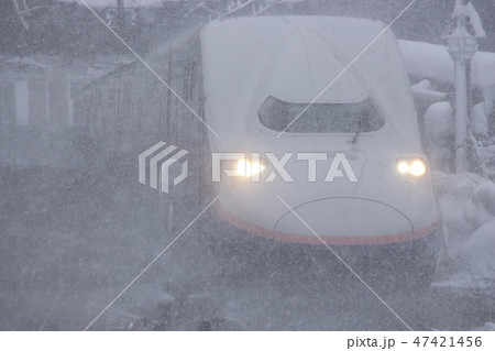 ガーラ湯沢に到着する上越新幹線Maxとき 47421456