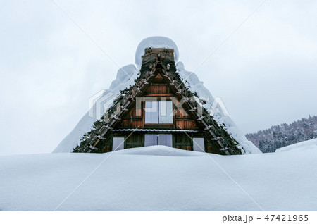 Shirakawago village in winter Shirakawago village in winter 47421965