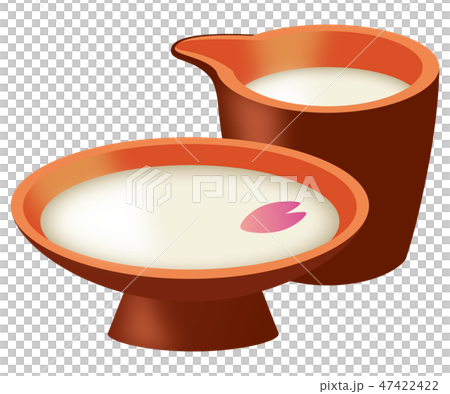 ひなまつり 白酒のイラスト素材