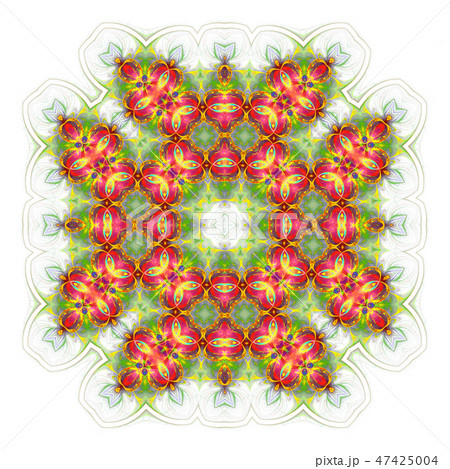green red geometric ornament tiles isolated green red geometric ornament tiles isolated 47425004