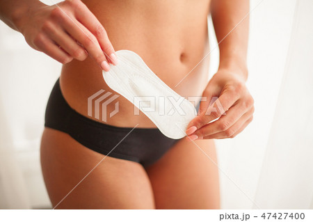 Closeup Of Beautiful Woman Body In Underwear - Stock Photo