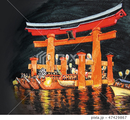 安芸の宮島 管絃祭 47429867
