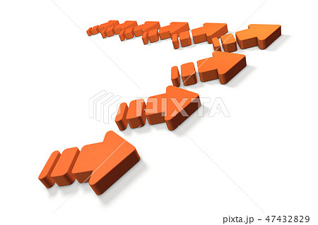 連携して前進する矢印(アブストラクト) 連携して前進する矢印(アブストラクト) 47432829